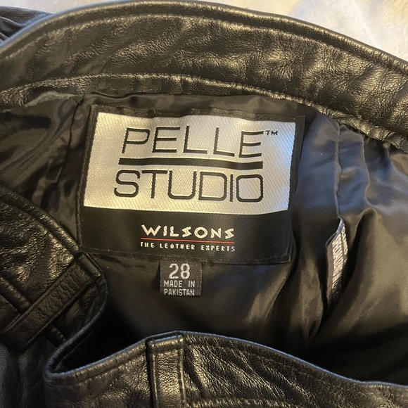 Vintage Pelle Studio Wilson’s Real Leather Pants - Picture 3 of 10